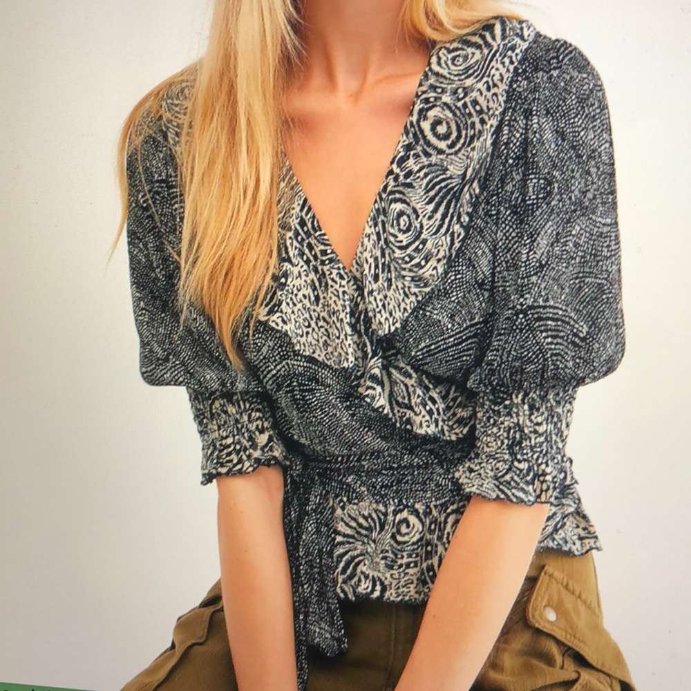 Free People Wrap Top